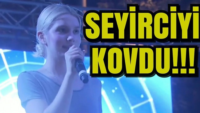 Aleyna Tilki, konserde hayranını kovdu!