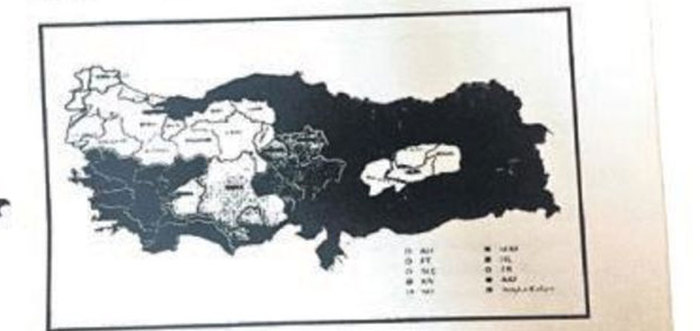 FETÖ Türkiye'yi 9 parçaya bölmüş