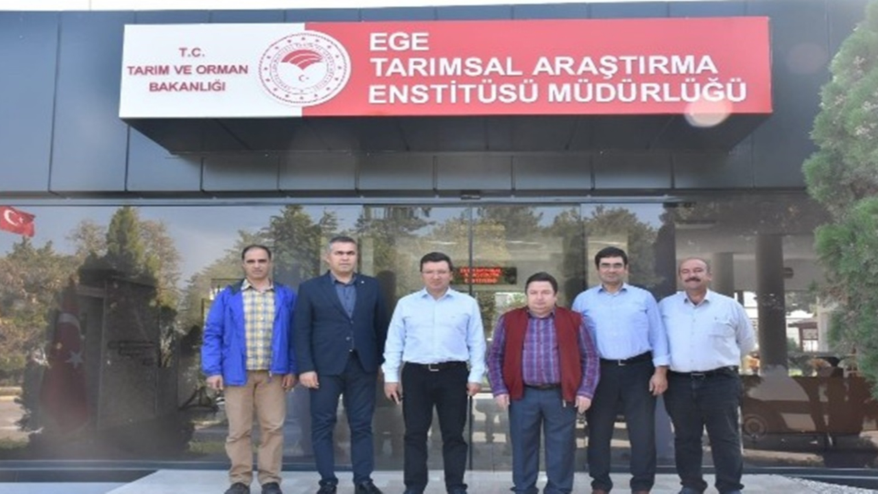 Aydın'da Kaymakam Cemal Şahin, Tarımsal Araştırma Enstitüsü’nü ziyaret etti