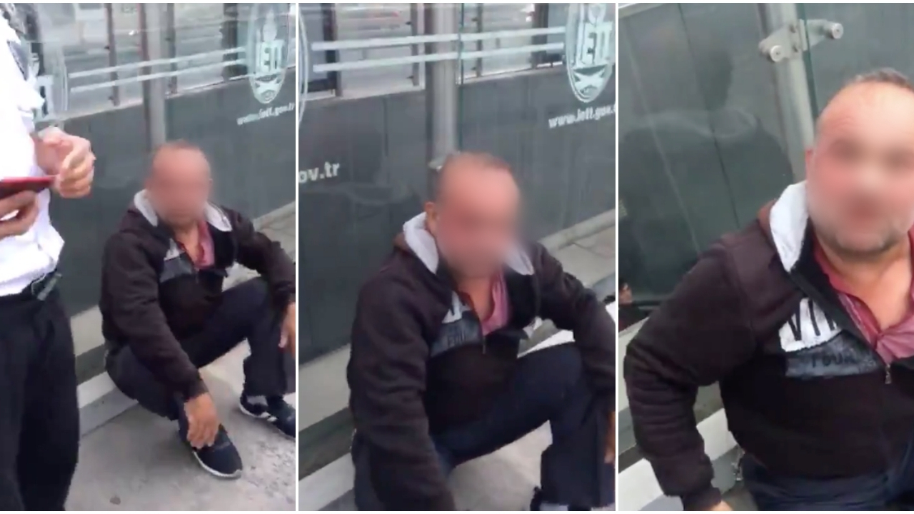 Mecidiyeköy metrobüs durağında taciz iddiası!