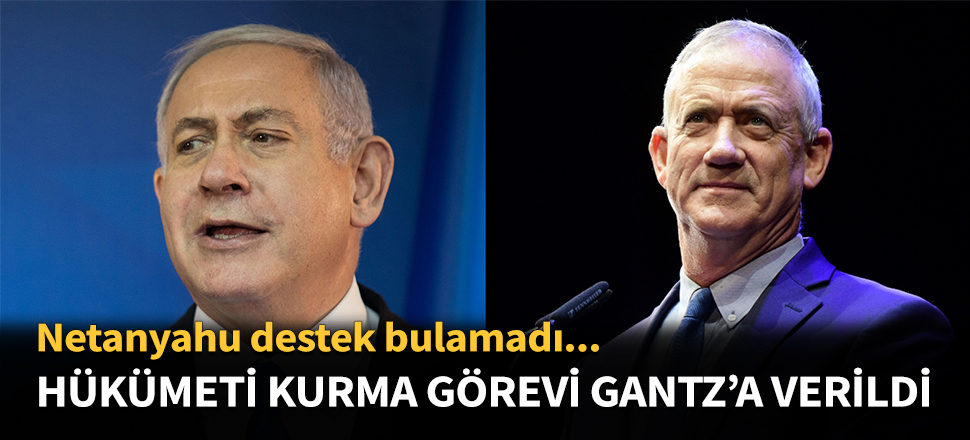 İsrail'de hükümeti kurma görevi Gantz'a verildi...