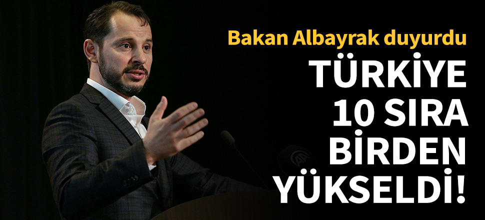 Türkiye 10 sıra birden yükseldi!