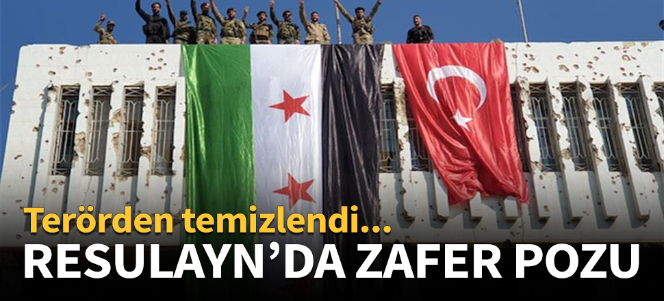 Resulayn'da zafer pozu!