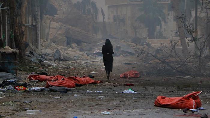 Halep'te katliam! 21 günde 828 sivil hayatını kaybetti