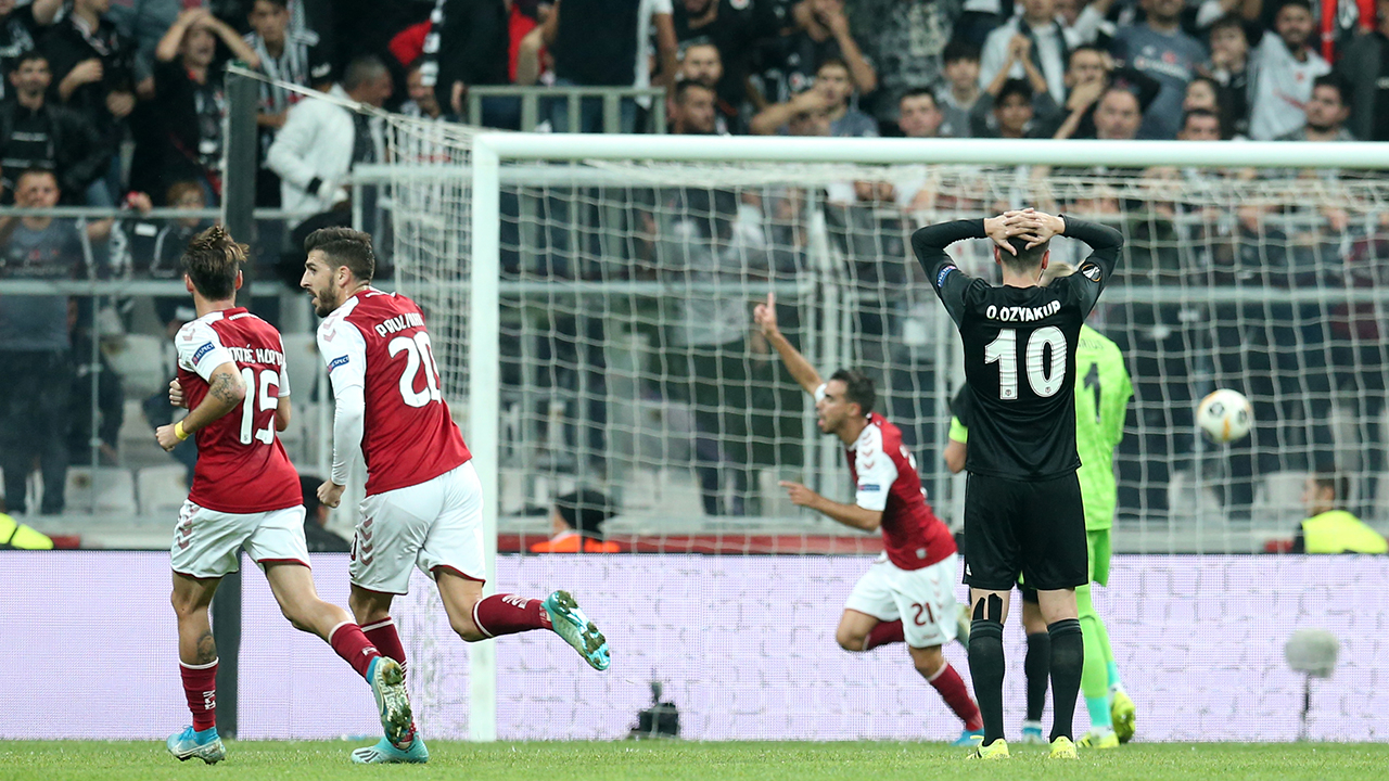 Beşiktaş, Braga'ya 2-1 mağlup oldu!