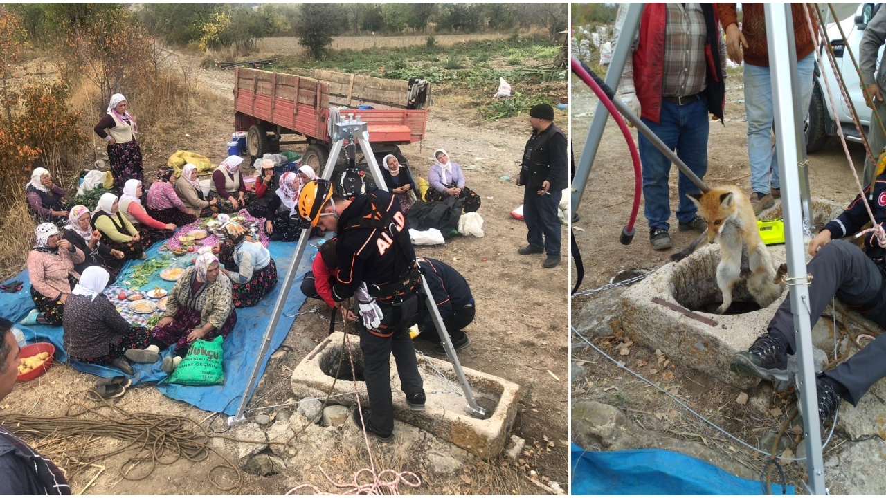 Kurtarma operasyonunu yemek yiyerek izlediler!