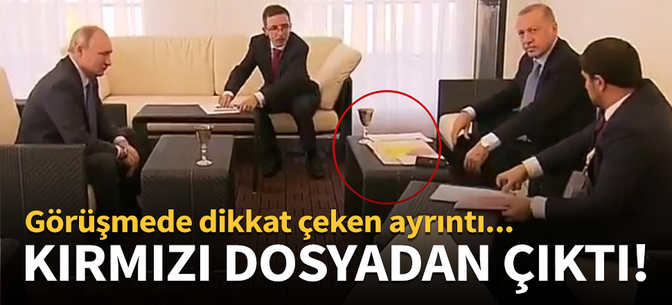 Erdoğan - Putin görüşmesinde dikkat çeken ayrıntı!