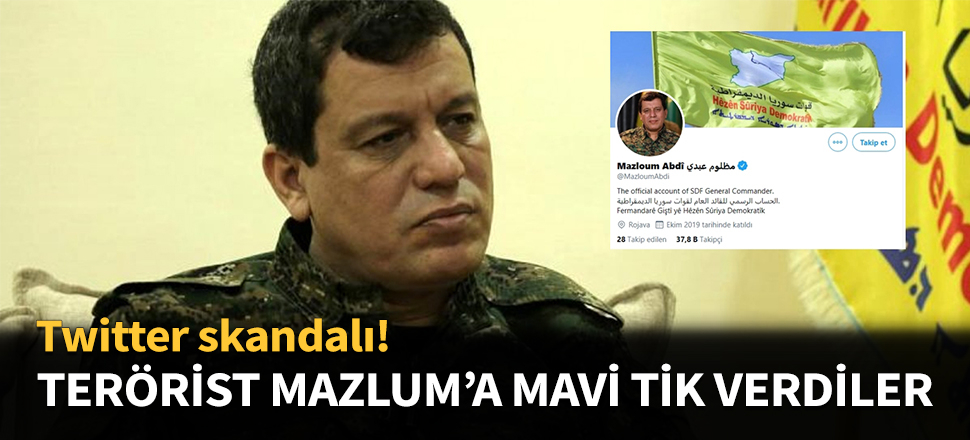 Terörist Mazlum'a mavi tik verdiler...
