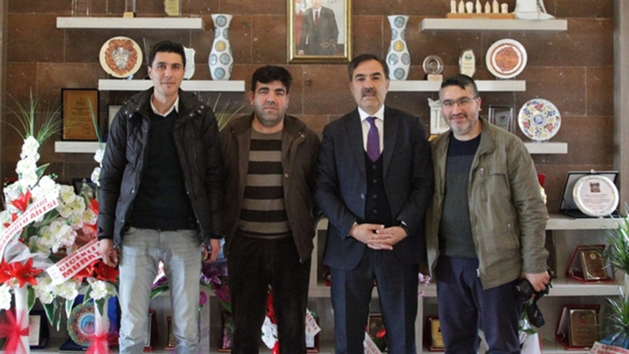 Bitlis'te Başkan A. Mümtaz Çoban, gazetecileri ağırladı