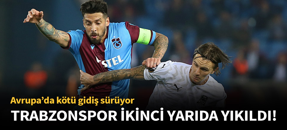 Trabzonspor'un Avrupa'da yüzü gülmüyor!