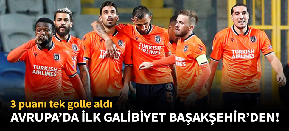 Başakşehir, Wolfsberger'i 1-0 mağlup etti!