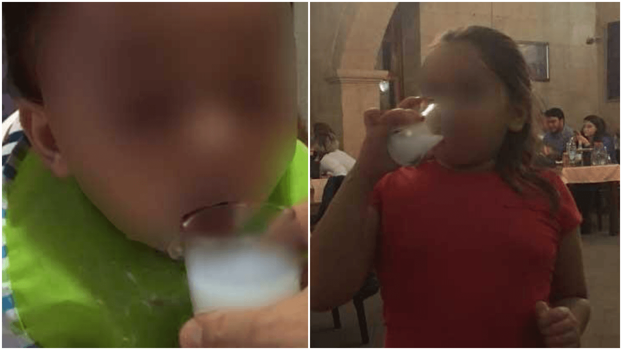 Küçük çocuğa içirilen rakıya skandal savunma!