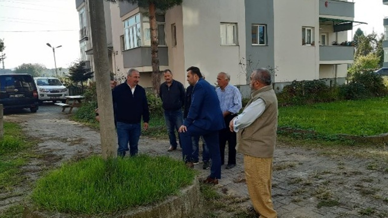 Düzce'de Başkan Okan Yanmaz çalışmaları yerinde inceliyor
