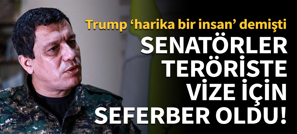 Senatörler teröriste vize için seferber oldu!