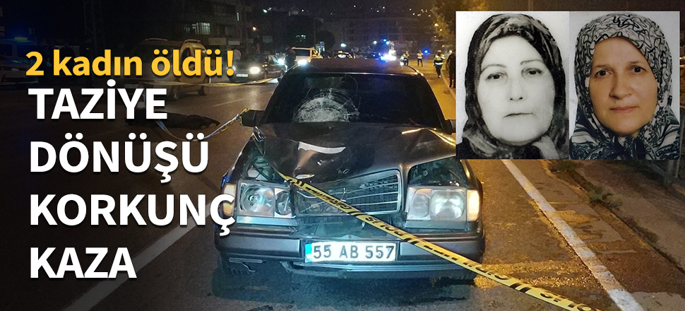 Taziye dönüşü korkunç kaza...