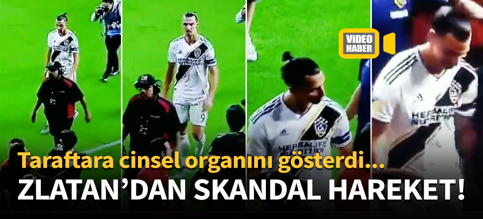 Zlatan Ibrahimovic'ten taraftara skandal hareket!