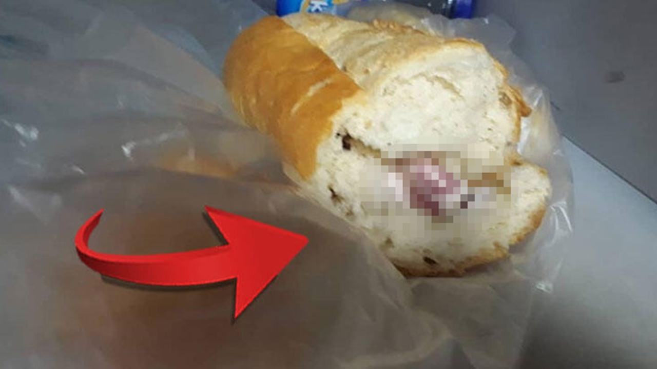 Ekmeğin içinden çıktı!