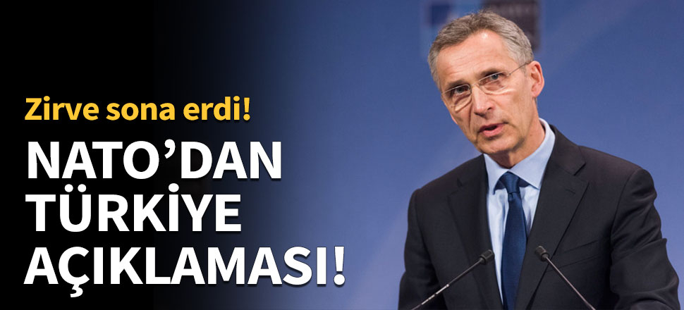 NATO'dan Türkiye açıklaması!