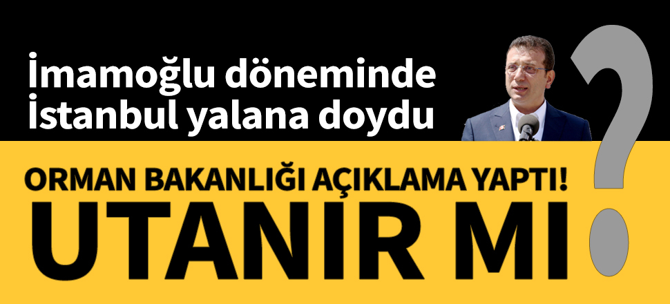 İmamoğlu döneminde İstanbul yalana doydu
