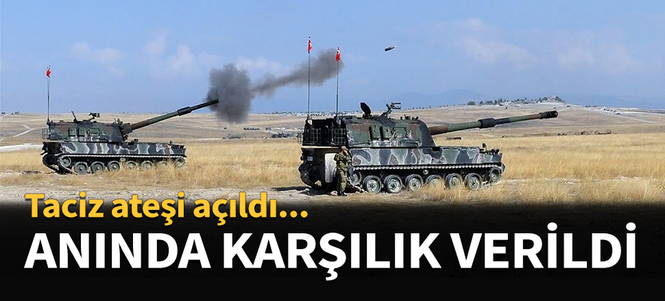 Teröristlere anında karşılık verildi...