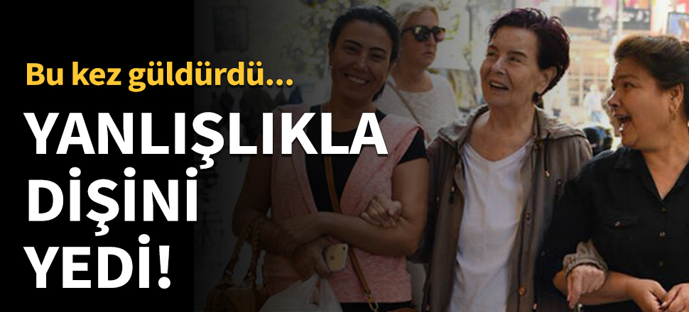 Yanlışlıkla dişini yedi!