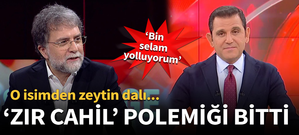 Ahmet Hakan ve Fatih Portakal'ın 'zır cahil' polemiği bitti!