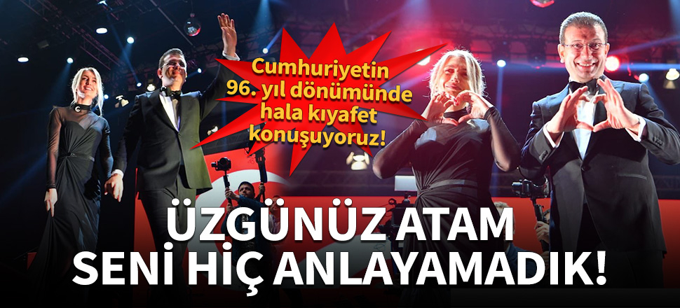 Bugün cumhuriyetin 96. yıl dönümü ama hala kıyafet konuşuyoruz!