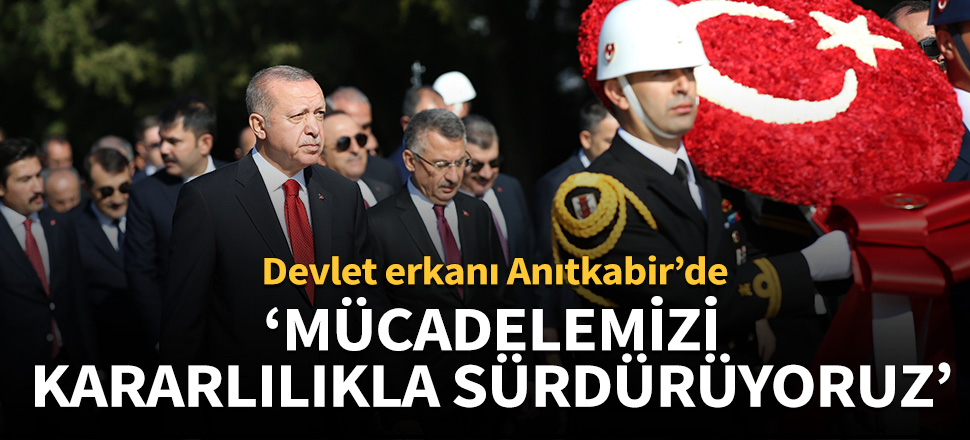 Cumhurbaşkanı Erdoğan: Kurtuluş savaşımızı zafere taşıyan direniş ruhuyla mücadelemizi kararlılıkla sürdürüyoruz!
