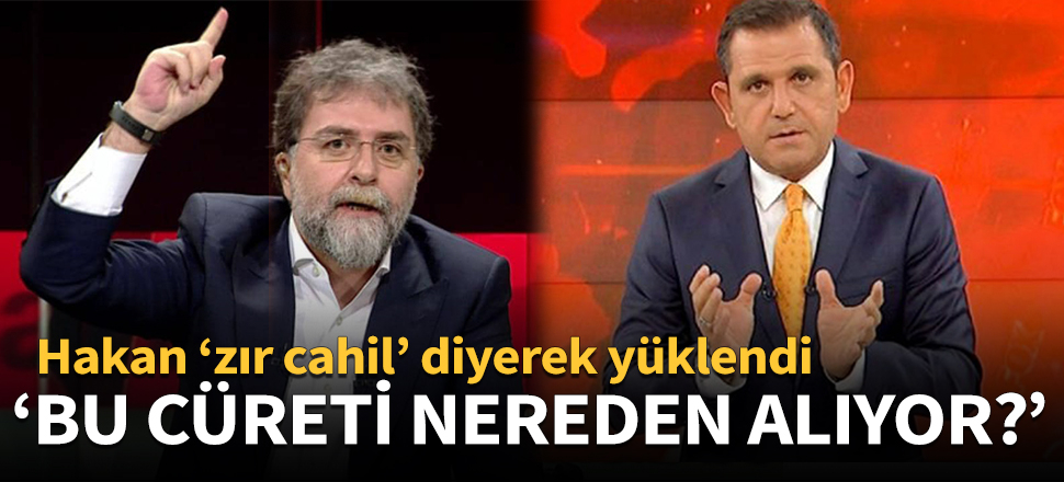 Ahmet Hakan'dan, Fatih Portakal'a: Zır cahil!