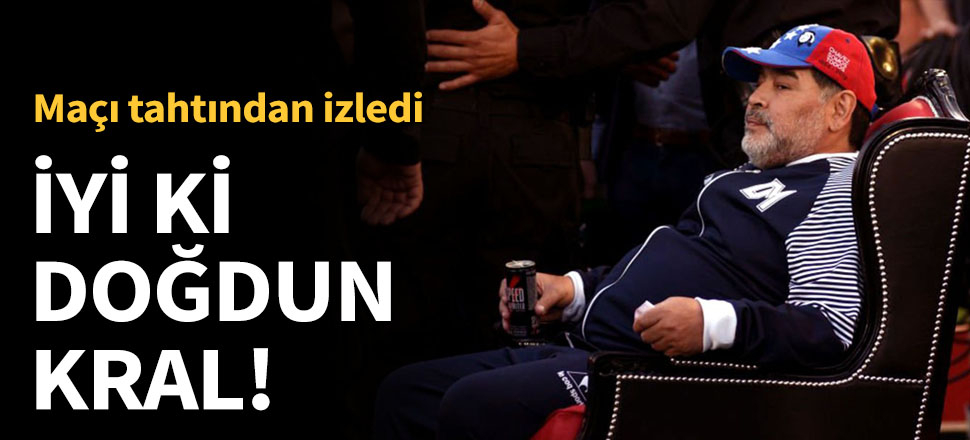Maradona, krallar gibi karşılandı!