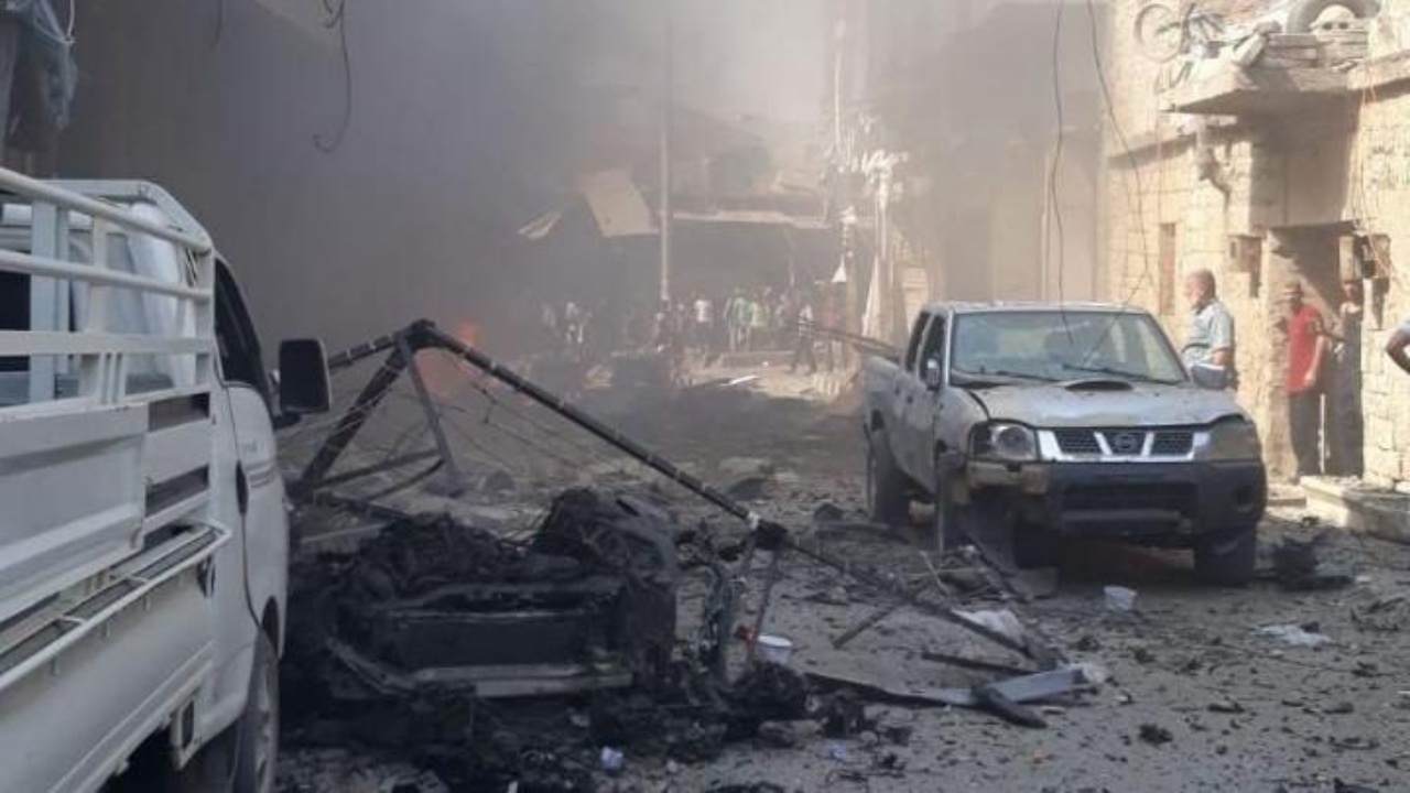 Afrin kent merkezinde bombalı saldırı!