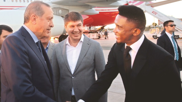 Eto'o: En büyük hayalim Cumhurbaşkanıyla futbol oynamak