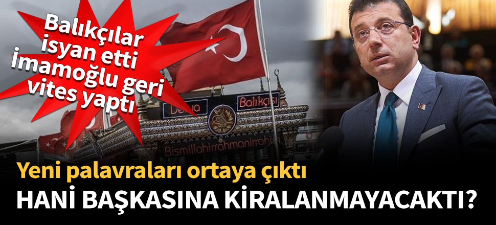 Başkasına verilmeyecek diyorlardı, döndüler