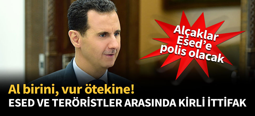 Esed ve teröristler arasında kirli pazarlık