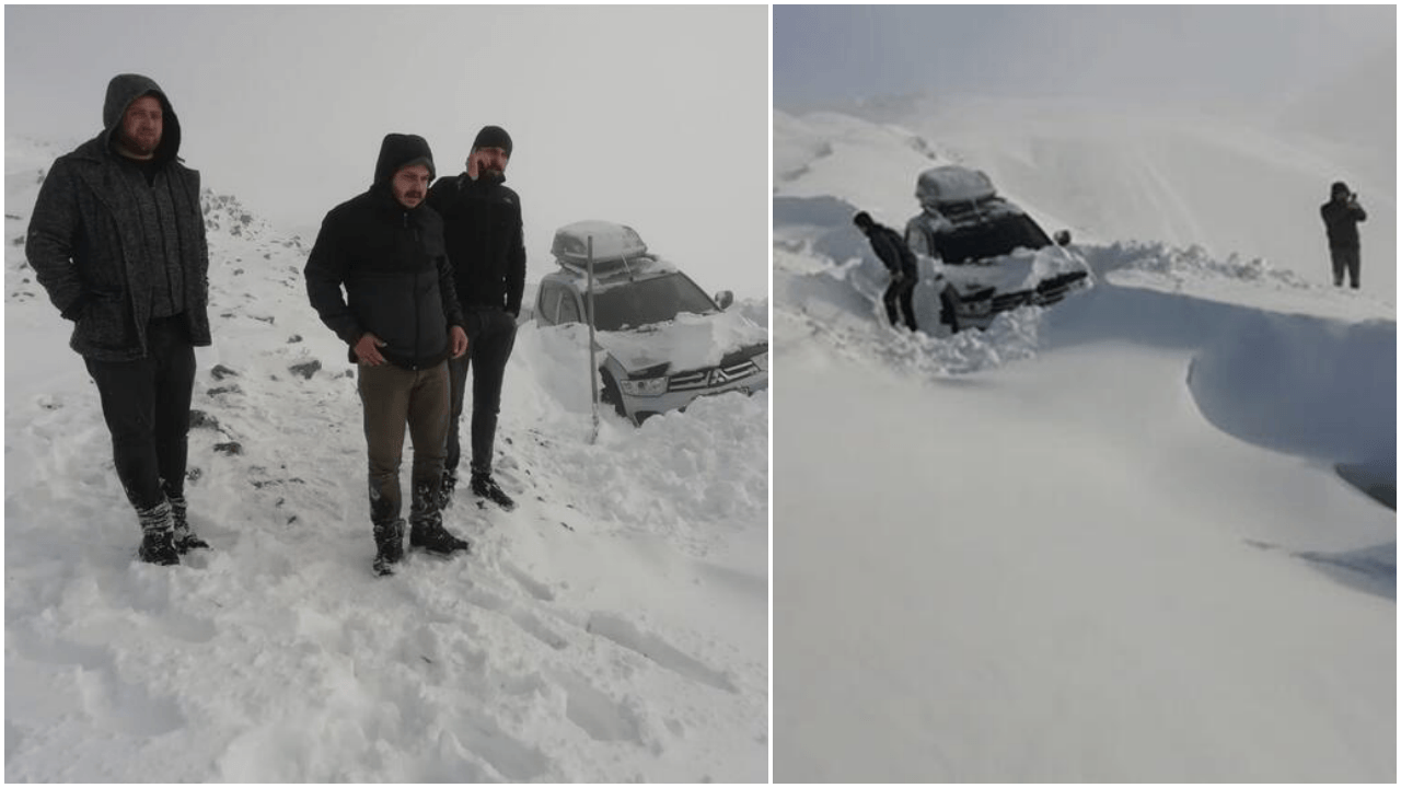 Rize'de yaylada mahsur kalan 23 kişi kurtarıldı!