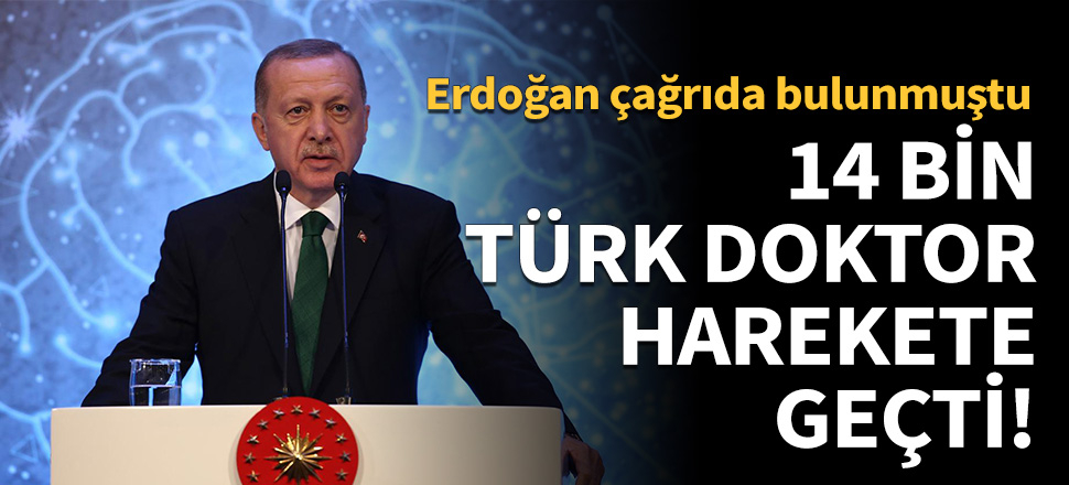 14 bin Türk doktor Türkiye için harekete geçti!