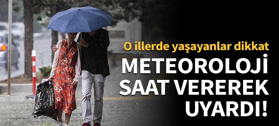 O illerde yaşayanlar dikkat!