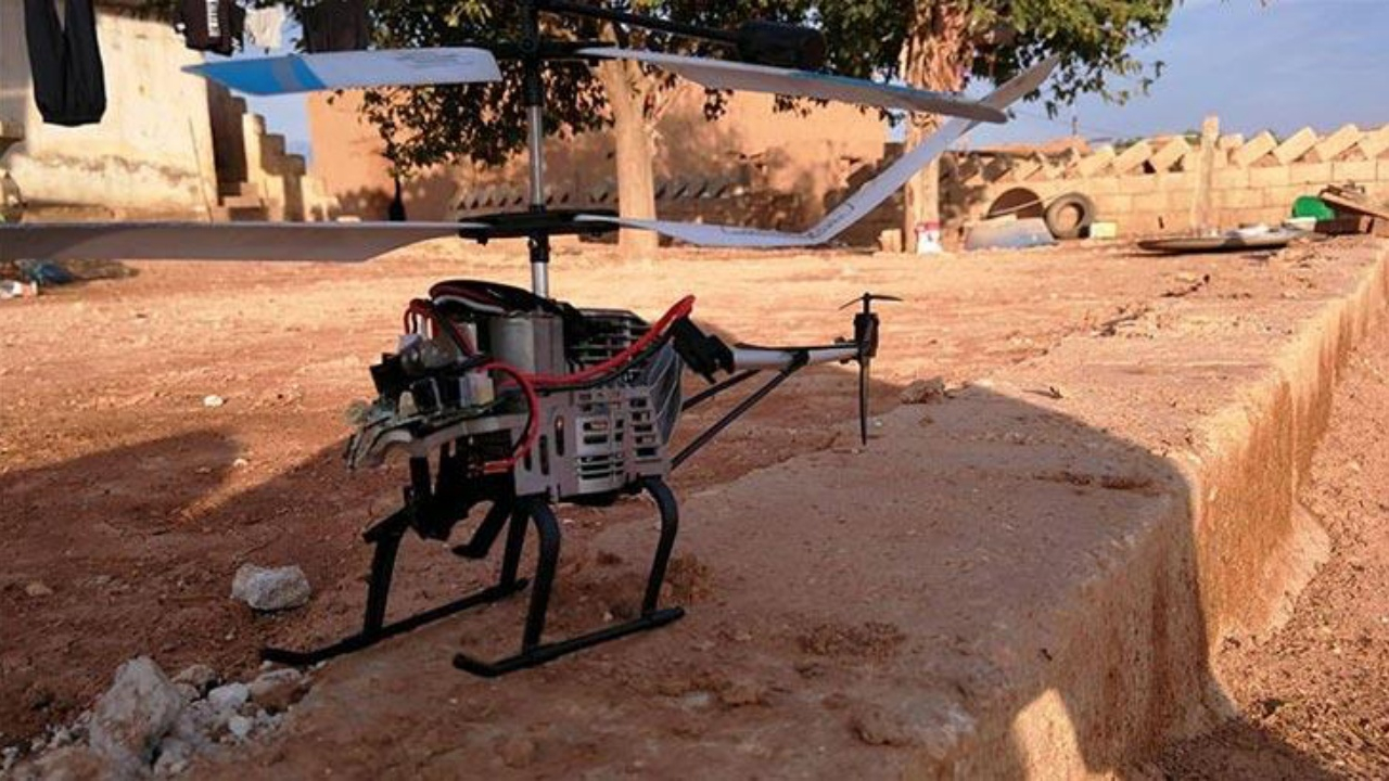Ayn İsa'da YPG'nin drone helikopteri düşürüldü