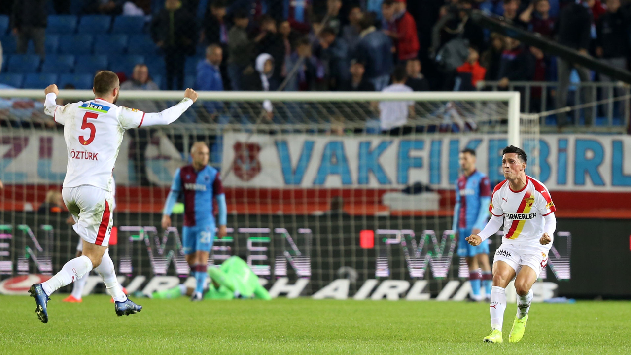 Göztepe, Trabzonspor'u deplasmanda 1-0 mağlup etti!