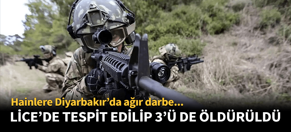 Diyarbakır'da 3 terörist etkisiz hale getirildi!