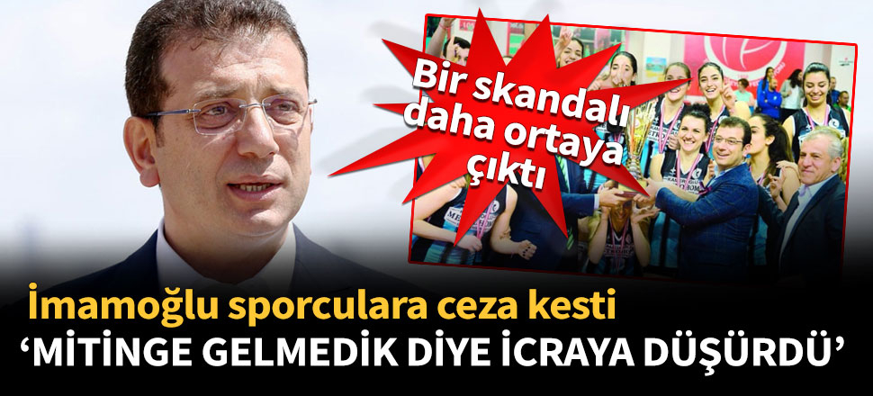 'Mitinge gelmedik diye icraya düşürdü'