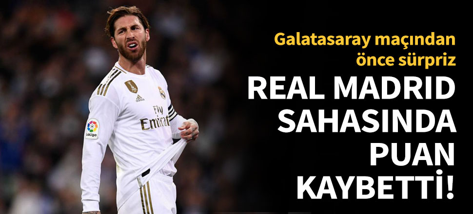 Real Madrid, Real Betis'e puan kaptırdı!