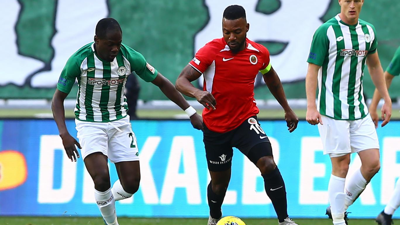Konyaspor ile Gençlerbirliği 1-1 berabere kaldı!
