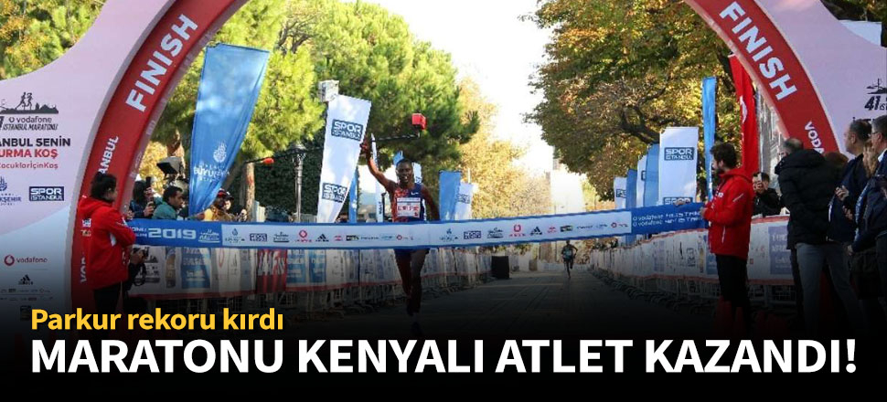 Kenyalı Daniel Kipkore Kibet, maratonu kazandı!