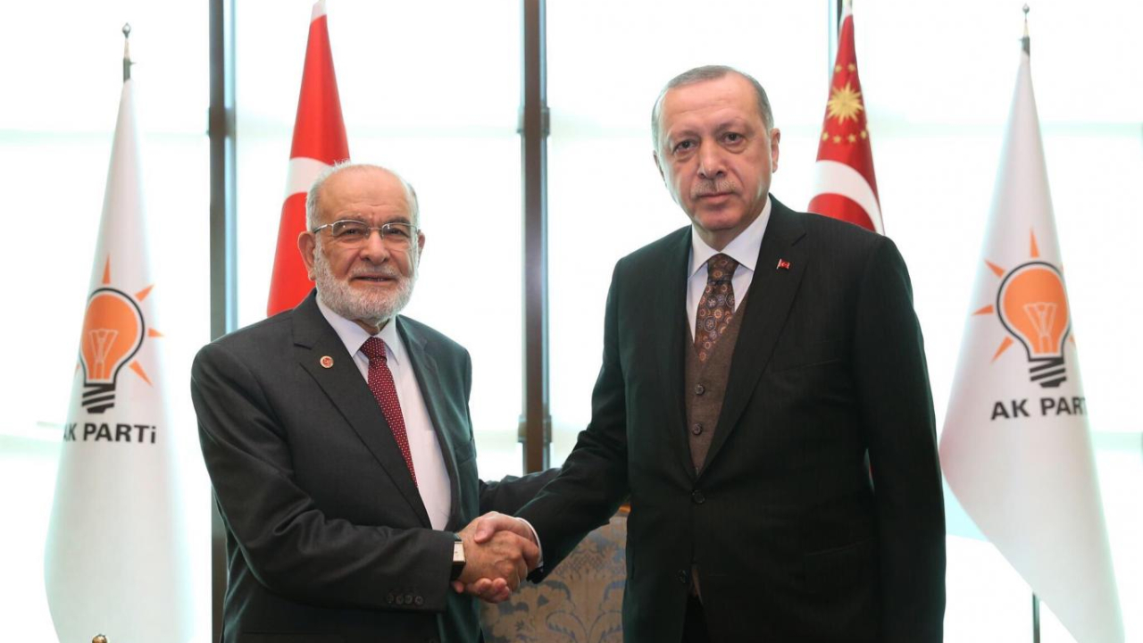 Erdoğan'dan Karamollaoğlu'na tebrik mesajı