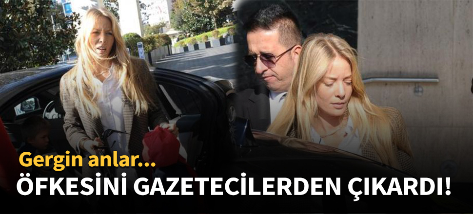 Öfkesini gazetecilerden çıkardı!