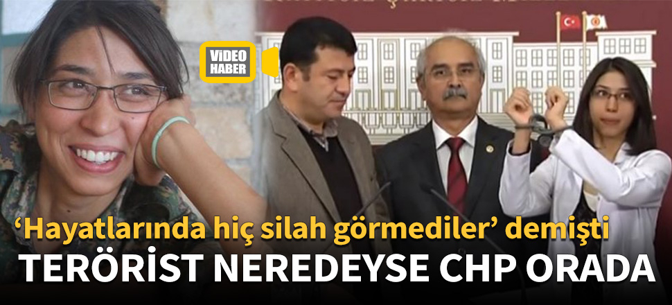 Terörist neredeyse CHP orada!