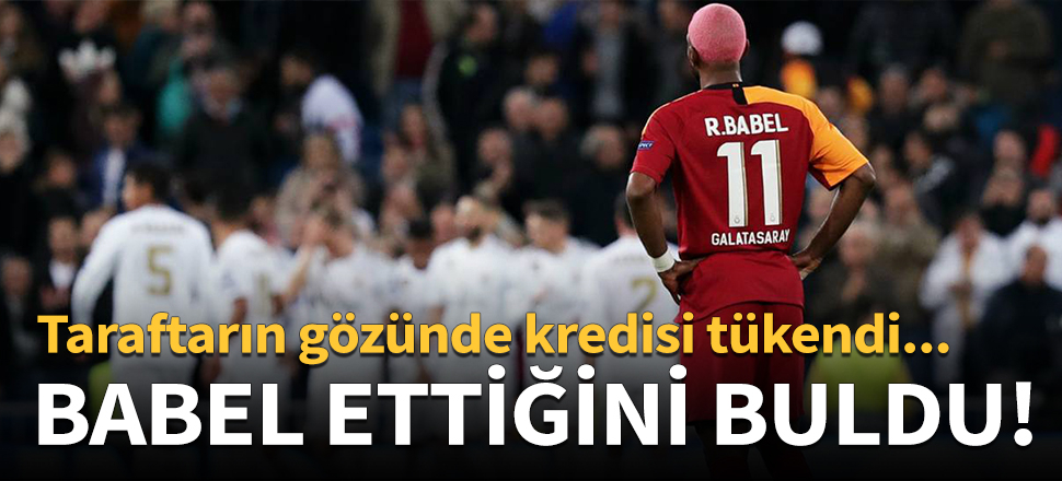 Babel taraftarın gözünde kredisini tüketti!