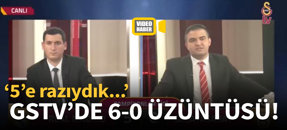 GSTV'de tepki çeken görüntü: 5-0'a razıydık!