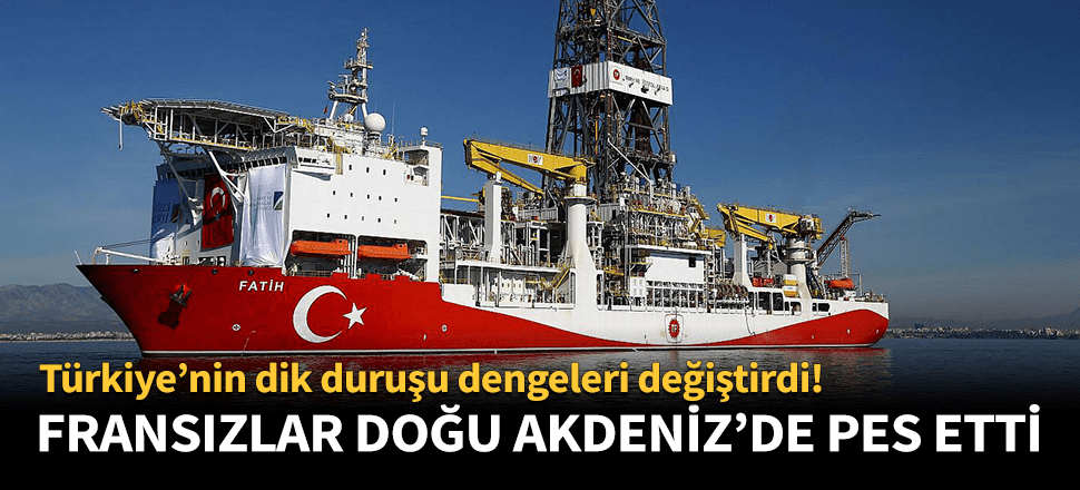 Türkiye geri adım atmadı Fransızlar pes etti!